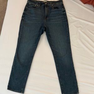 Madewell High Rise Slim Boyjean
